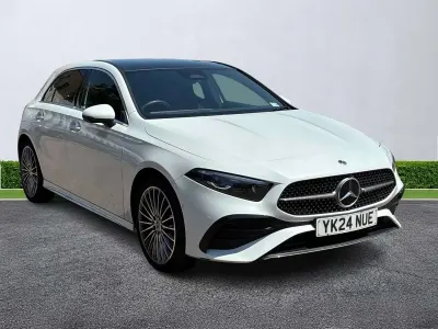 Used Mercedes A250 AMG Line Premium Plus 218 HP (160 kW) 2024 White Hatchback