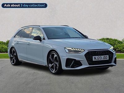 White Used 2023 Audi A4 Black Edition Estate | £27,200 (Fair price)