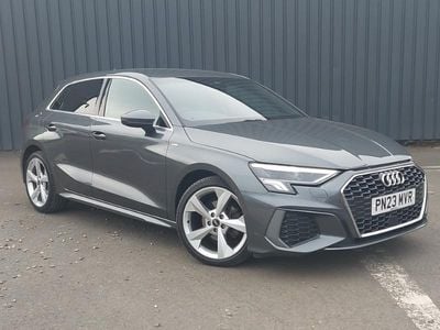 Used Audi A3 S-Line 110 HP (80 kW) 2023 Grey Sedan