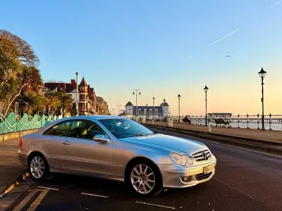 Used Mercedes CLK280 Elegance 227 HP (166 kW) 2006 Silver Coupe
