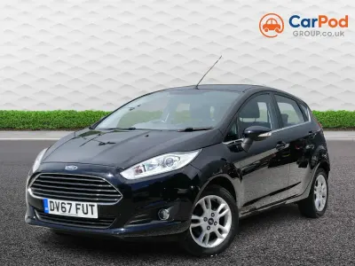 Used Ford Fiesta Zetec 82 HP (60 kW) 2017 Black Hatchback