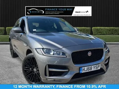 Begagnad Jaguar F-Pace R-Sport 180 HK (132 kW) 2018 Grå SUV