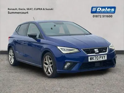 Used Seat Ibiza FR 94 HP (69 kW) 2020 Blue Hatchback