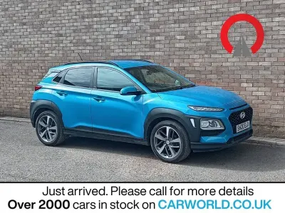 Second-hand Hyundai Kona 120 CP (88 kW) 2020 Albastru SUV
