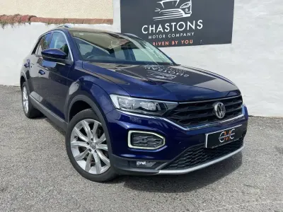 Begagnad VW T-Roc SEL 115 HK (84 kW) 2018 Blå SUV