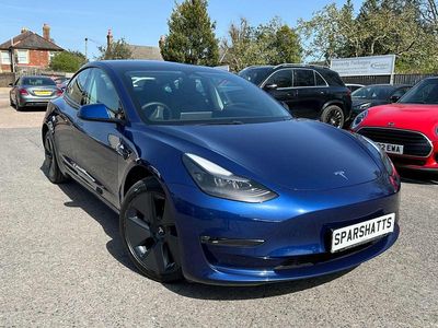 Used Tesla Model 3 Long Range AWD 366 kW (498 HP) 2022 Blue Sedan