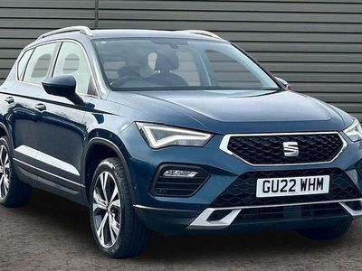 Begagnad Seat Ateca SE Technology 110 HK (80 kW) 2022 Blå SUV