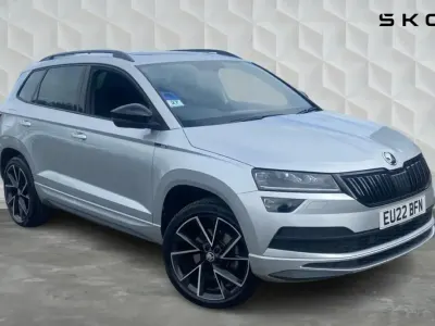 Used Skoda Karoq SportLine 190 HP (139 kW) 2022 Silver SUV