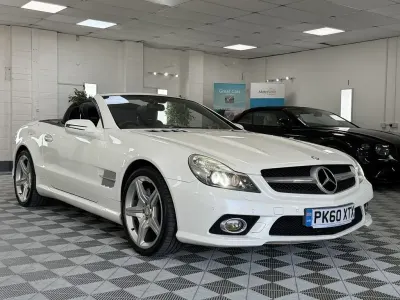 Käytetty Mercedes SL350 315 HP (231 kW) 2011 Valkoinen Avoauto