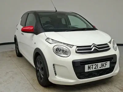 Used Citroën C1 72 HP (52 kW) 2021 White Hatchback