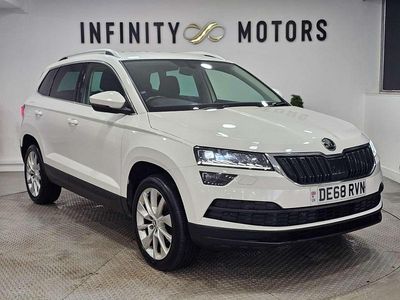 Used Skoda Karoq SE L 115 HP (84 kW) 2018 White SUV
