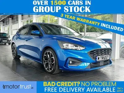 Used Ford Focus ST-Line X 120 HP (88 kW) 2019 Blue Hatchback