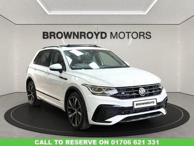 Used VW Tiguan R-line 150 HP (110 kW) 2021 White SUV