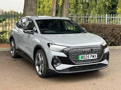 Grey New 2025 Audi Q4 e-tron Black Edition SUV | £33,991 (Expensive)