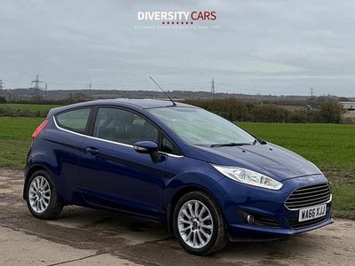 Used Ford Fiesta Zetec 95 HP (69 kW) 2016 Blue Hatchback