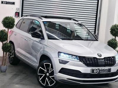 Used Skoda Karoq SportLine 150 HP (110 kW) 2021 Silver SUV