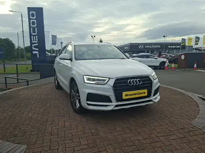 Used Audi Q3 S-Line 150 HP (110 kW) 2017 White SUV
