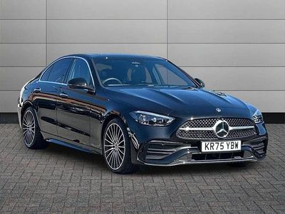 Begagnad Mercedes C220 AMG Line Premium Plus 196 HK (144 kW) 2025 Svart Sedan