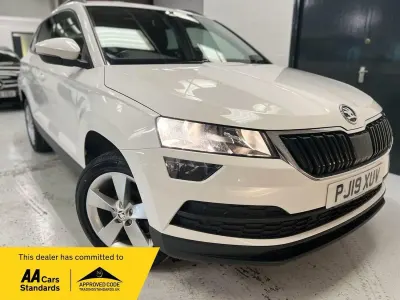 Second-hand Skoda Karoq SE Technology 115 CP (84 kW) 2019 Alb SUV