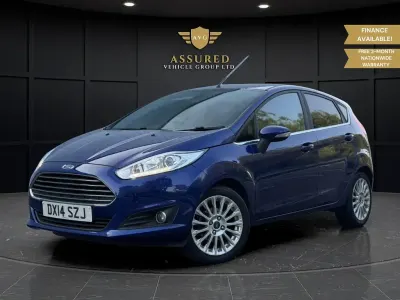 Used Ford Fiesta Titanium 2014 Blue Hatchback