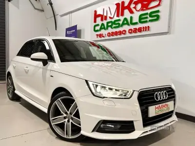 Usado Audi A1 S-Line 116 HP (85 kW) 2017 Branco Citadino