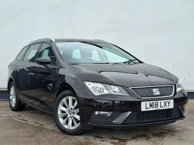 Begagnad Seat Leon Ecomotive 115 HK (84 kW) 2018 Lila Kombi
