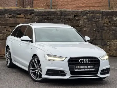 Begagnad Audi A6 Black Edition 190 HK (139 kW) 2017 Vit Kombi