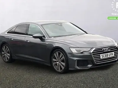 Used Audi A6 S-Line 204 HP (150 kW) 2018 Grey Sedan