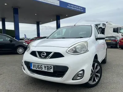 Used Nissan Micra N-TEC 80 HP (58 kW) 2016 White Hatchback