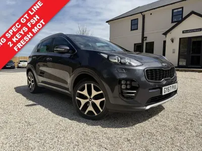 Used Kia Sportage GT-Line S 182 HP (133 kW) 2017 Silver SUV