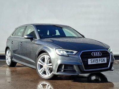Used Audi A3 S-Line 116 HP (85 kW) 2019 Grey Sedan