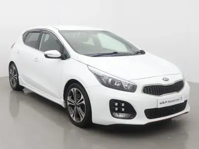 Used Kia Ceed GT-Line 134 HP (98 kW) 2018 White Hatchback