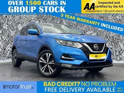 Used Nissan Qashqai N-Connecta 115 HP (84 kW) 2019 Blue SUV