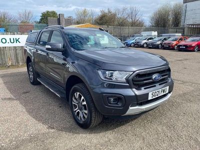 Usado Ford Ranger Wildtrack 213 HP (156 kW) 2021 Cinzento Pickup