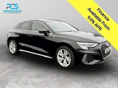 Used Audi A3 e-tron S-Line 2021 Black Hatchback