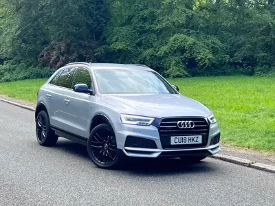 Used Audi Q3 Black Edition 150 HP (110 kW) 2018 Silver SUV