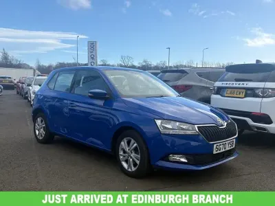 Used Skoda Fabia SE 60 HP (44 kW) 2020 Blue Hatchback