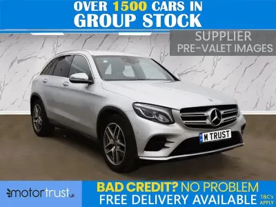 Begagnad Mercedes GLC220 AMG line 170 HK (125 kW) 2018 Silver SUV