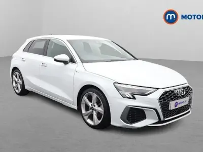 Used Audi A3 Sportback S-Line 110 HP (80 kW) 2023 White Hatchback