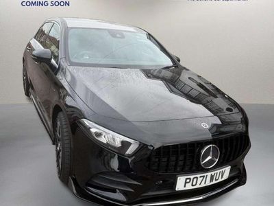 Used Mercedes A250 AMG line 2021 Black Hatchback