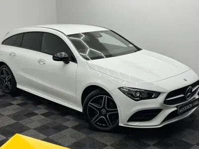 Used Mercedes CLA250e Shooting Brake AMG Line Premium 218 HP (160 kW) 2022 White Estate