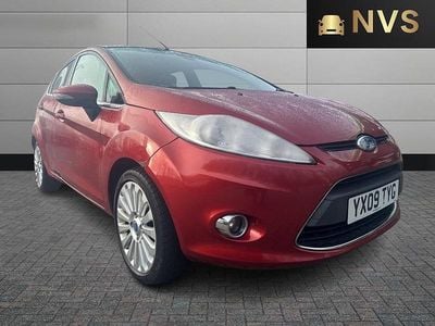 Used Ford Fiesta Titanium 2009 Red Hatchback