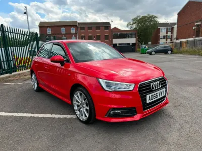 Used Audi A1 S-Line 125 HP (91 kW) 2016 Red Hatchback