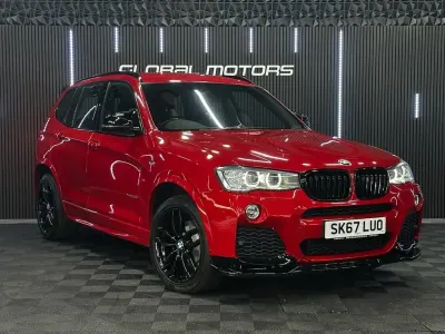 Begagnad BMW X3 M Sport 190 HK (139 kW) 2017 Röd SUV