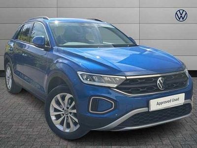Used VW T-Roc Match 110 HP (80 kW) 2024 Blue SUV