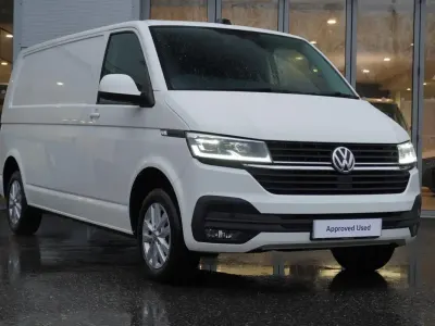 Begagnad VW Transporter Highline 2024 Vit Van