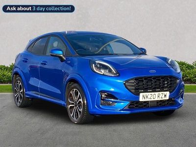 Blue Used 2020 Ford Puma ST-Line Hatchback | £10,984 (Fair price)