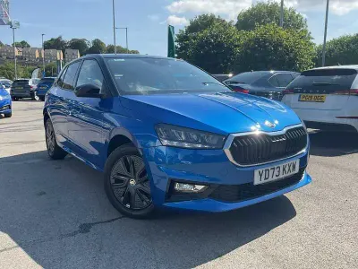 Used Skoda Fabia Colour Edition 70 HP (51 kW) 2023 Race blue black magic Hatchback