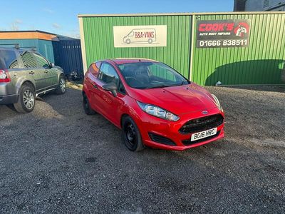 Red Used 2016 Ford Fiesta Van | £2,750 (Good price)