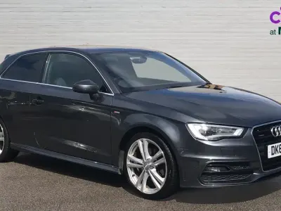 Used Audi A3 S-Line 184 HP (135 kW) 2015 Black
